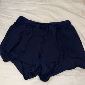 Navy Blue Athletic Shorts